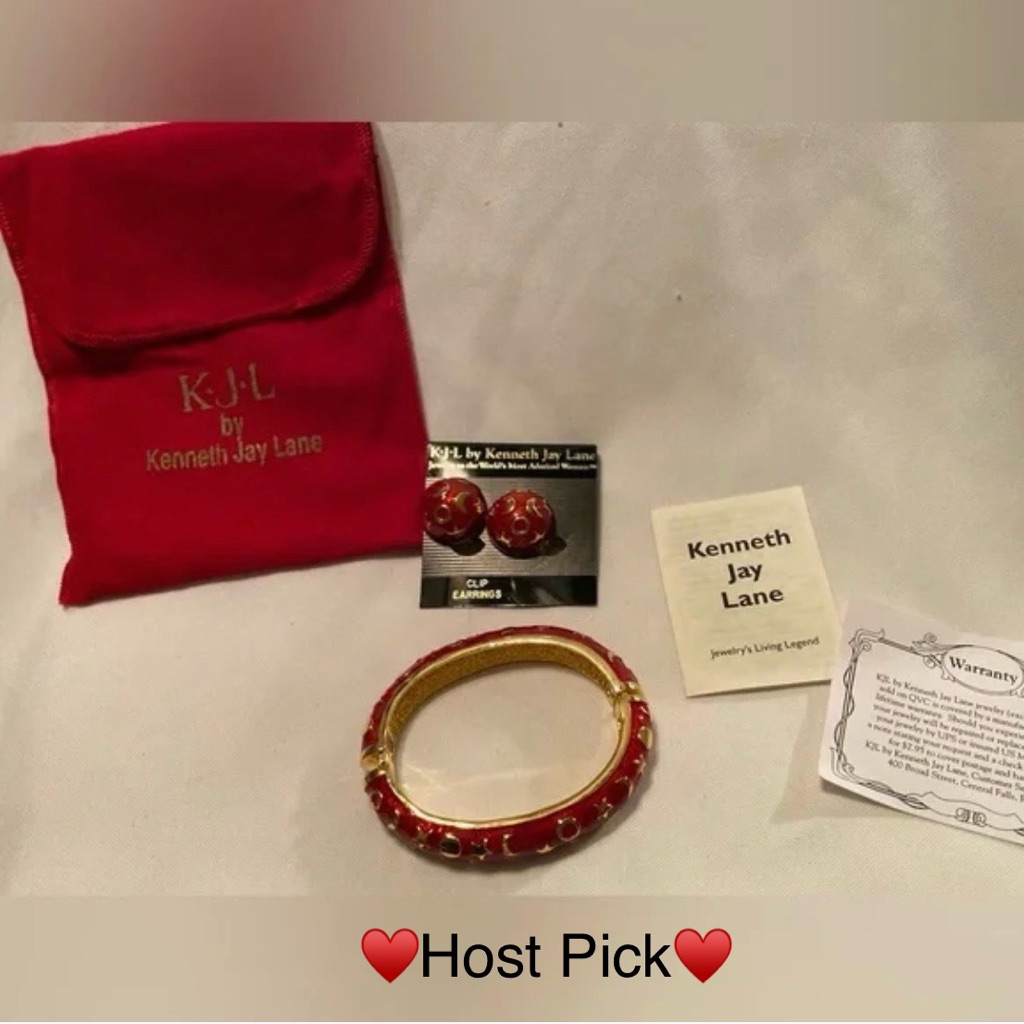 Kjl Kenneth Jay Lane Enamel Bangle Bracelet Moon Stars Sun Constellation Set Hp